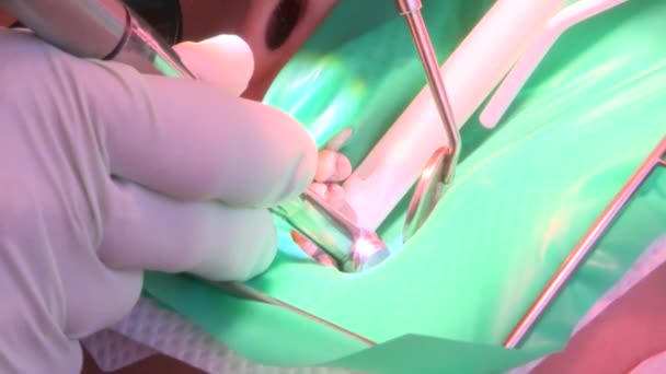 Les étudiants apprennent la dentisterie — Video