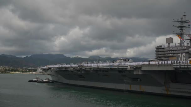 Un submarino se mueve a través de Hawaii — Vídeo de stock