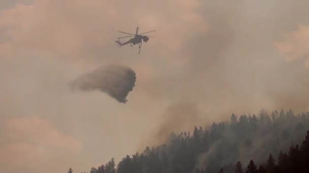 The High Park fire in Colorado — Stock Video