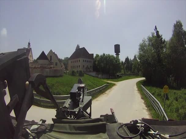 Armee führt städtische Angriffsübungen durch — Stockvideo