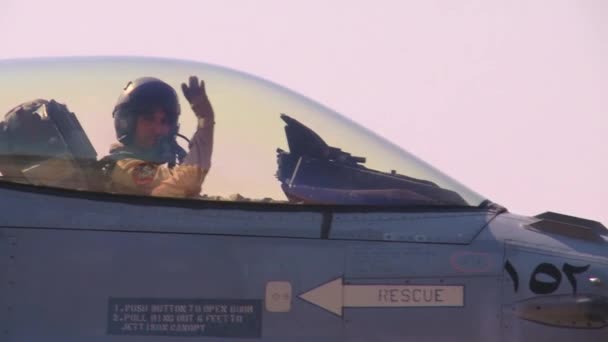 Ürdün Kraliyet Hava Kuvvetleri — Stok video