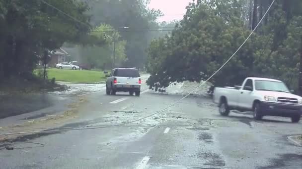 Hurricane Irene in North Carolina — Stock Video