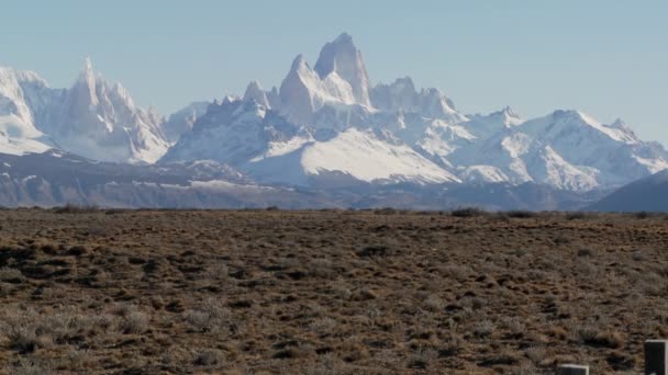 Krásné výhledy do Patagonie — Stock video