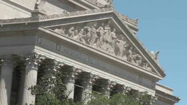 The National Archives building — Stock Video