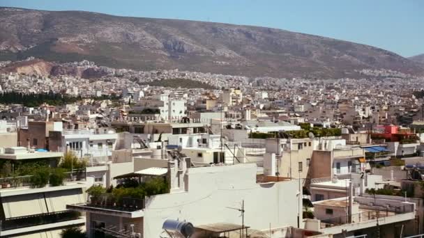Atina, Yunanistan ışığında — Stok video