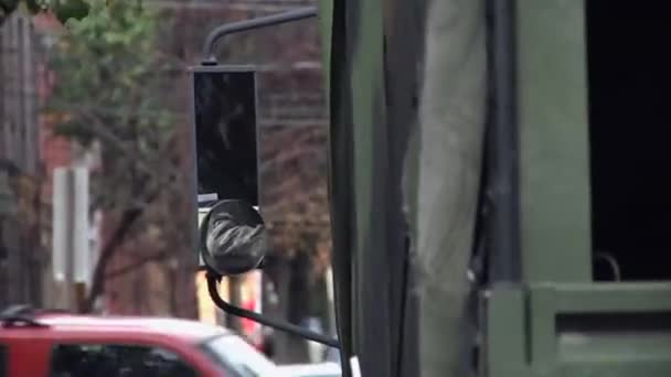 Hoboken bajo el agua durante el huracán Sandy — Vídeo de stock