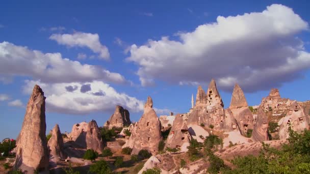 Cappadocia, yükselen konut — Stok video