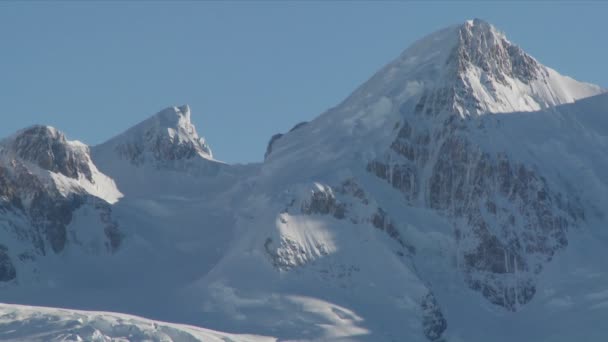 Gletscher in den Anden — Stockvideo