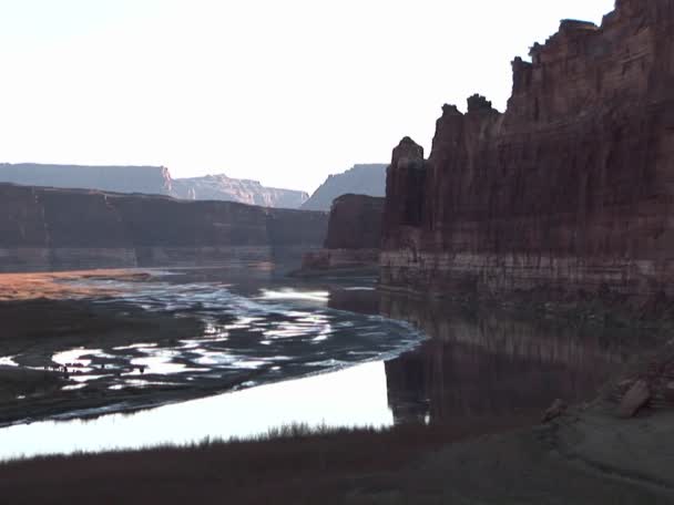 Fiume Colorado nello Utah — Video Stock