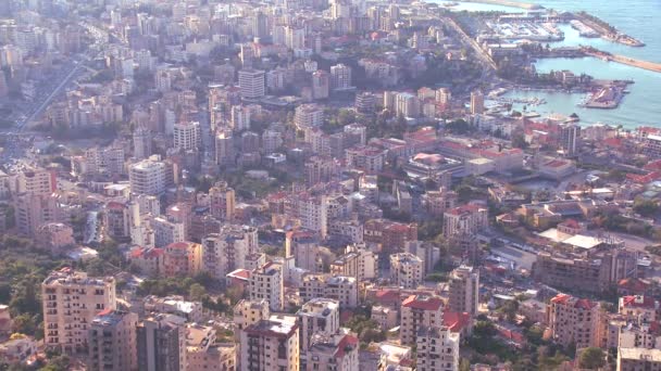 Zersiedelung Beiruts — Stockvideo