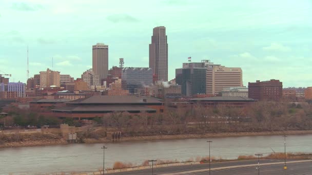 Omaha skyline nap — Stock videók