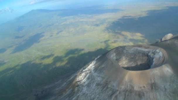 Oldoinyo le ngai volcano в Танзании — стоковое видео