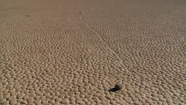 Rennstrecke im Death Valley — Stockvideo