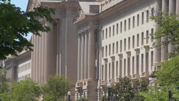 Το κτίριο του Υπουργείο Οικονομικών των ΗΠΑ — Αρχείο Βίντεο