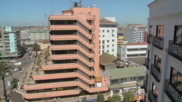Moderne kantoorgebouwen van Nairobi — Stockvideo