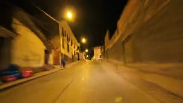 Runt Cusco mörkerkörning — Stockvideo
