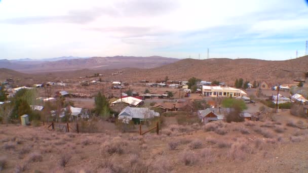 Nevada cidade do deserto — Vídeo de Stock