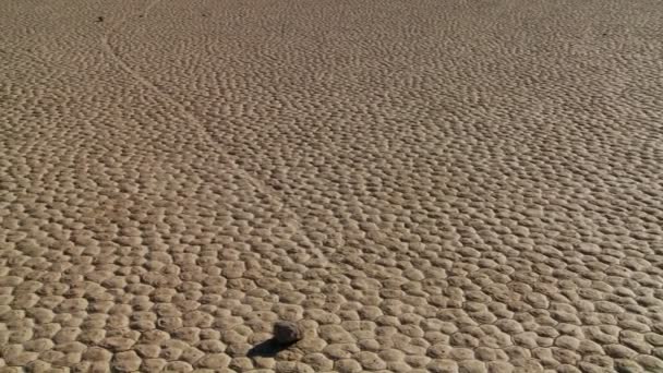 Rennstrecke im Death Valley — Stockvideo