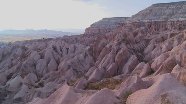 Grand Canyon like formations in Cappadocia — Stock Video