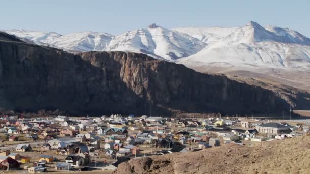 A cidade de El Chalten — Vídeo de Stock