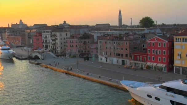 Bella veduta ariale di Venezia — Video Stock