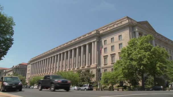 The U.S. Treasury Building — Stock Video