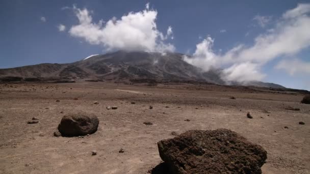 Kilimanjaro vanaf een afstand — Stockvideo