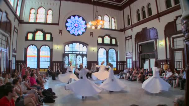 Dervishes perform a mystical dance — Stock Video