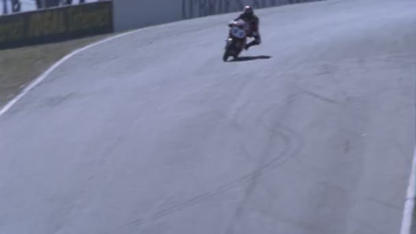 摩托车骑手速度了 — 图库视频影像