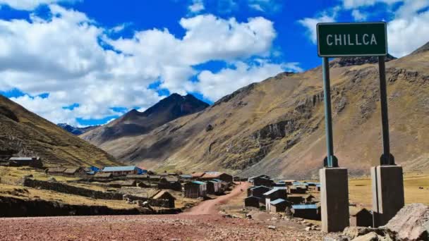 Chillka Köyü işareti — Stok video