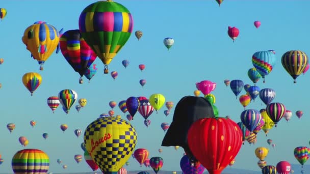 Albuquerque ballon fesztivál — Stock videók