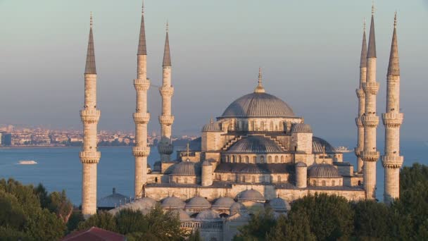 Blaue Moschee in Istanbul — Stockvideo