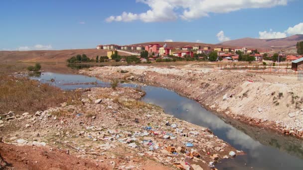 Town in central Turkey — Stock Video