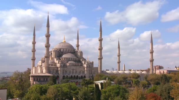 La Mezquita Azul de Estambul — Vídeo de stock
