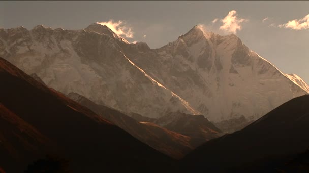 Veduta delle cime himalayane — Video Stock