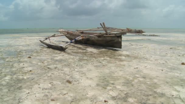 Romantische tropische eiland paradijs — Stockvideo