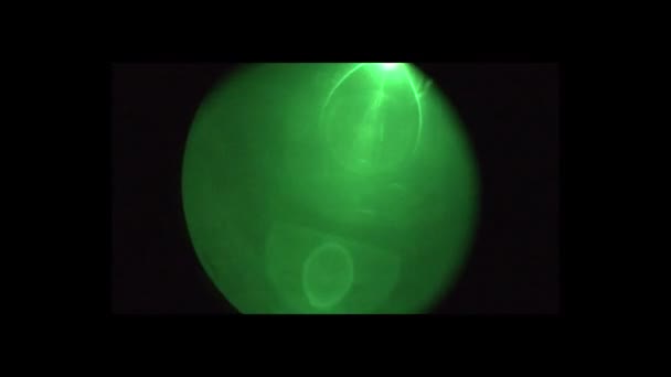 Νύχτα πλάνα όραμα του Ναυτικού Seal — Αρχείο Βίντεο