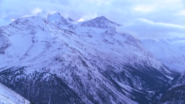 瑞士的阿尔卑斯山的全景 — 图库视频影像