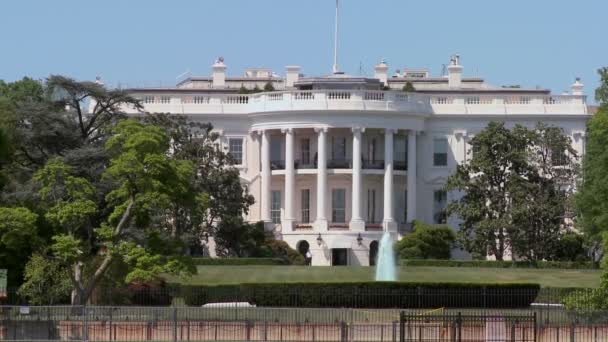 Vita huset i washington d.c. — Stockvideo