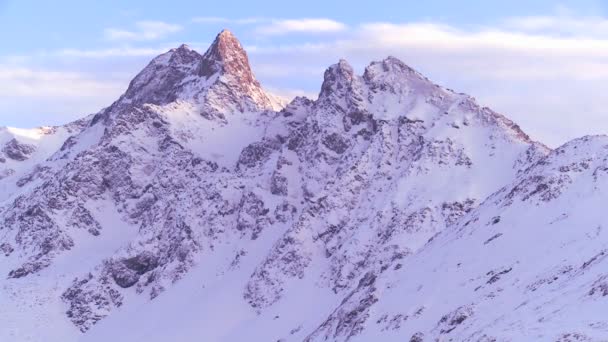 Panorama Alp švýcarských — Stock video