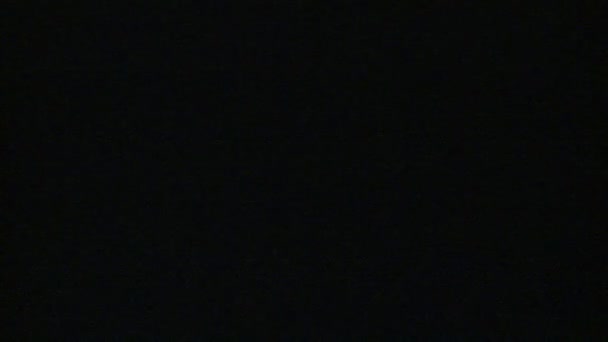 雷击在夜空中 — 图库视频影像