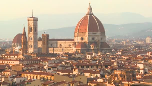 Krásný záběr z Florencie — Stock video