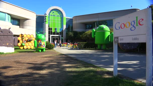 Google Sede en Silicon Valley — Vídeos de Stock