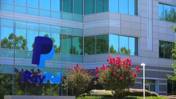 Sede PayPal nella Silicon Valley — Video Stock