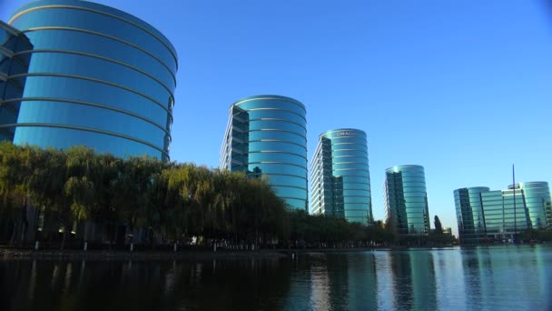 Sede da Oracle em Silicon Valley — Vídeo de Stock