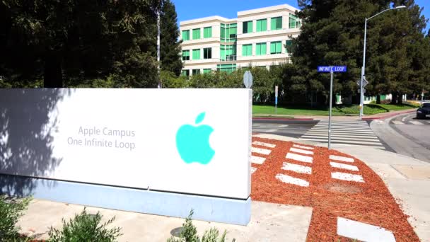 Apple computer Headquarter — Stock Video