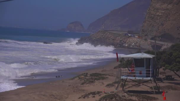 Stacja ratownik na plaży — Wideo stockowe