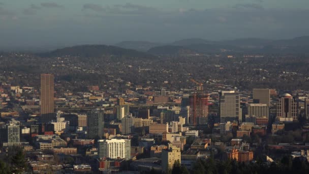 Город Портленд, Орегон — стоковое видео