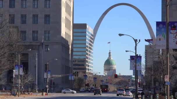 Arco de entrada en Missouri — Vídeos de Stock