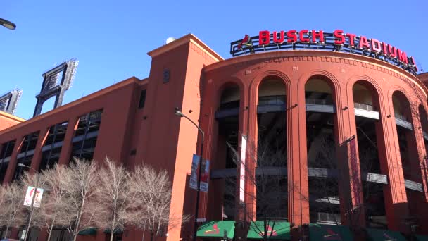 Estadio Busch en St. Louis . — Vídeo de stock